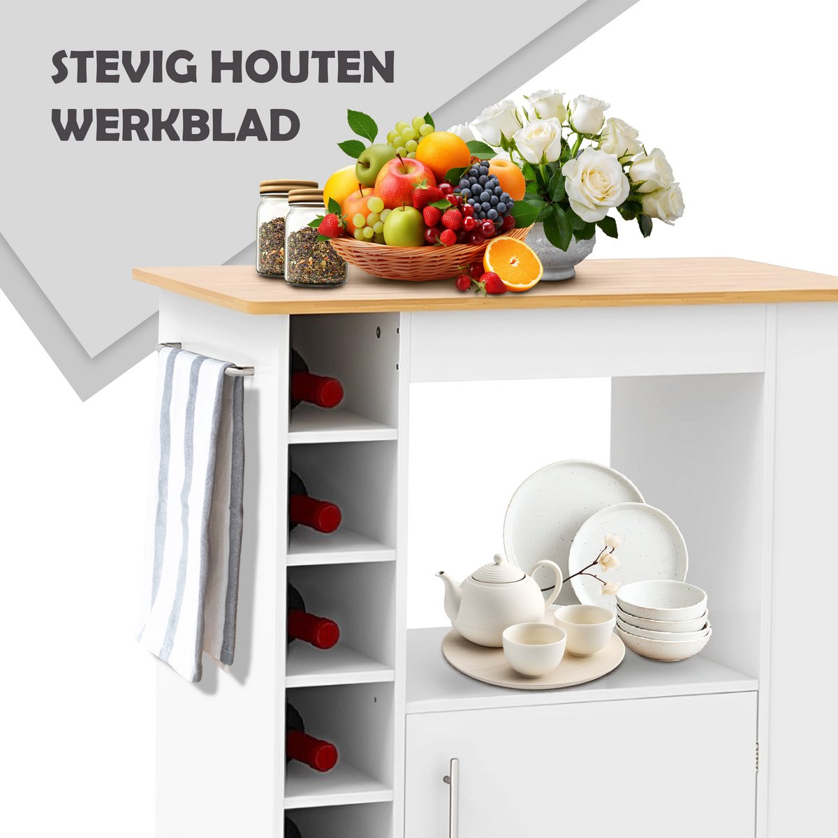 Granmaison Keukeneiland verplaatsbaar - Wit
