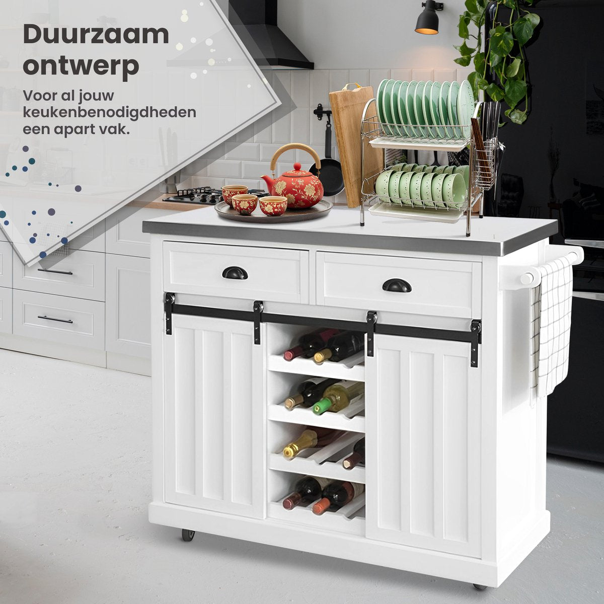 Granmaison Keukeneiland verplaatsbaar - Wit