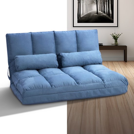 Granmaison Slaapbank uitklapbaar - Blauw